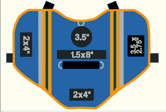 Copy of Custom Pocket Vest Order for Amber