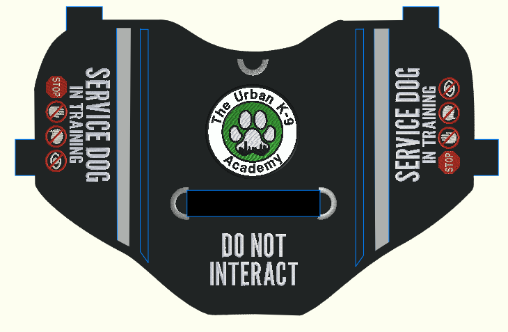 Custom Company Program Training Dog Vest for The Urban K9 Academy