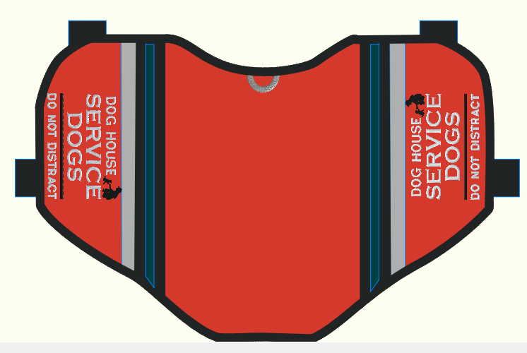 Dog House Service Dogs Company Program Vest