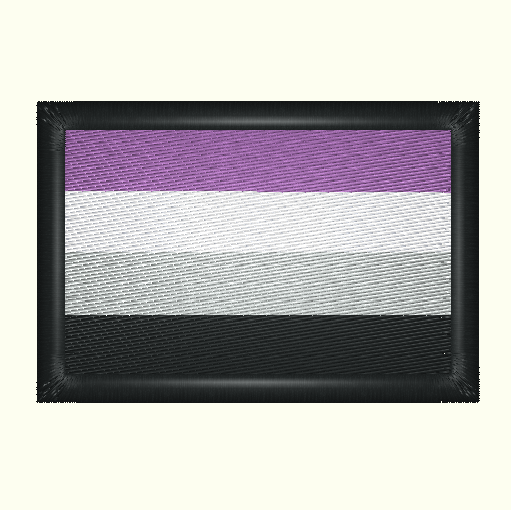 Asexual Pride Flag Embroidered Patch
