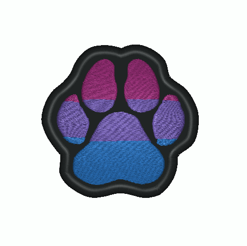 PAW Bisexual Pride Flag Embroidered Patch