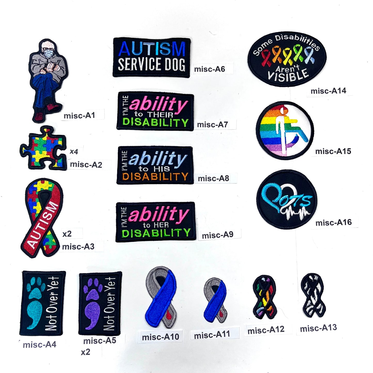 Clearance Miscellaneous Shape Patches