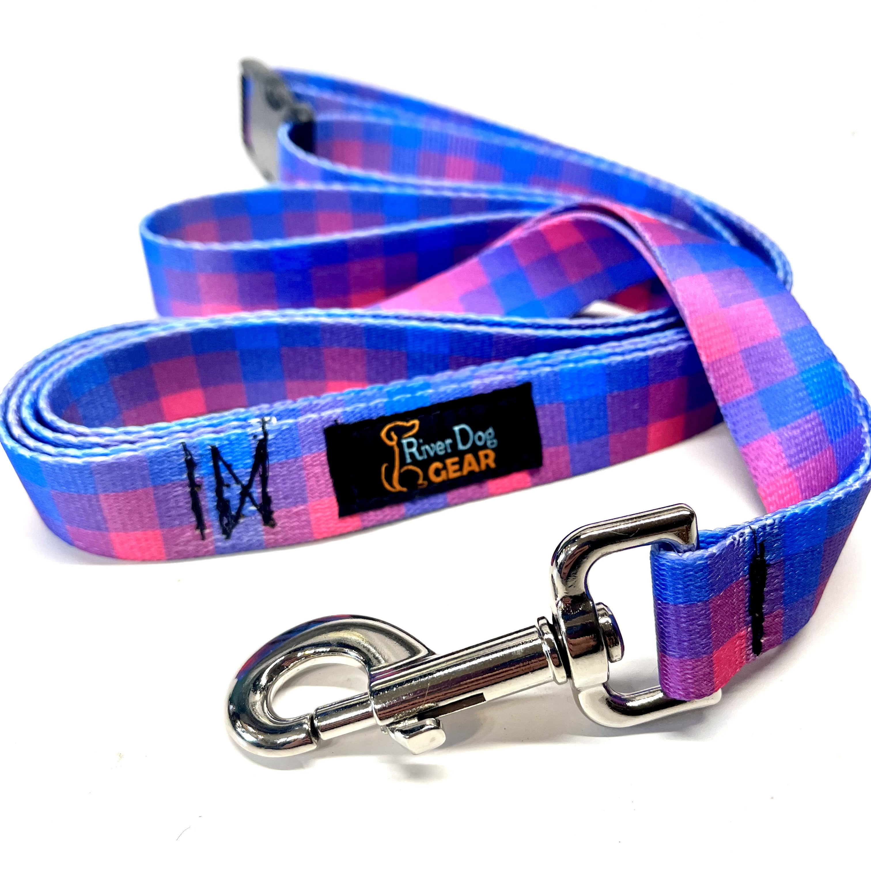 bisexual gear Hands Free Adjustable Dog Leash -Bisexual Pride