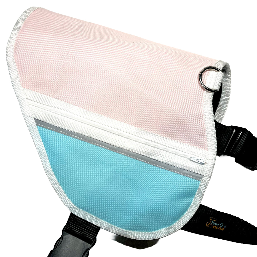 Dog Chroma Pocket Vest - Transgender PRIDE Pink & Blue