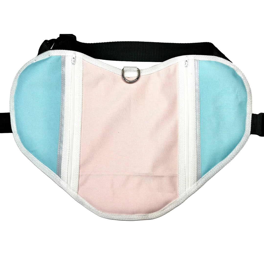 Dog Chroma Pocket Vest - Transgender PRIDE Pink & Blue