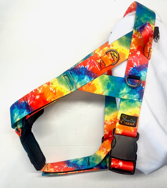 Canyon Dog Harness Rainbow Tie Dye - Size Large