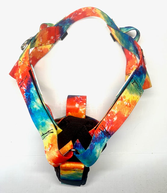 Canyon Dog Harness Rainbow Tie Dye - Size Large