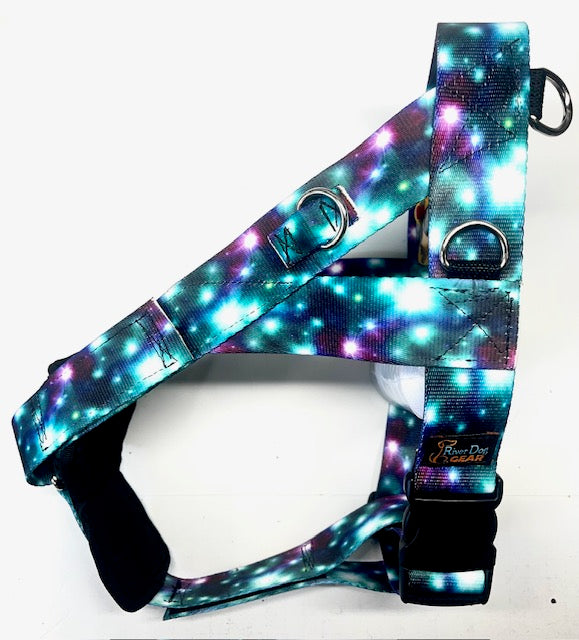 Canyon Dog Harness GALAXY GREEN- Size Large