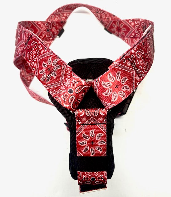 Canyon Dog Harness RED BANDANA - Size Large