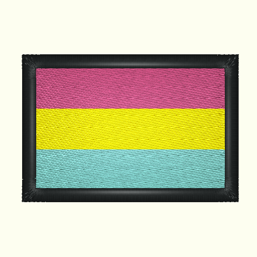 Pansexual Pride Flag Embroidered Patch