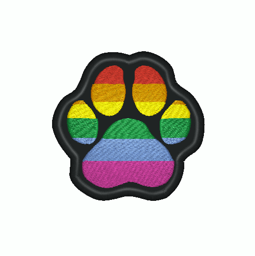 Rainbow Pride Flag Embroidered Patch