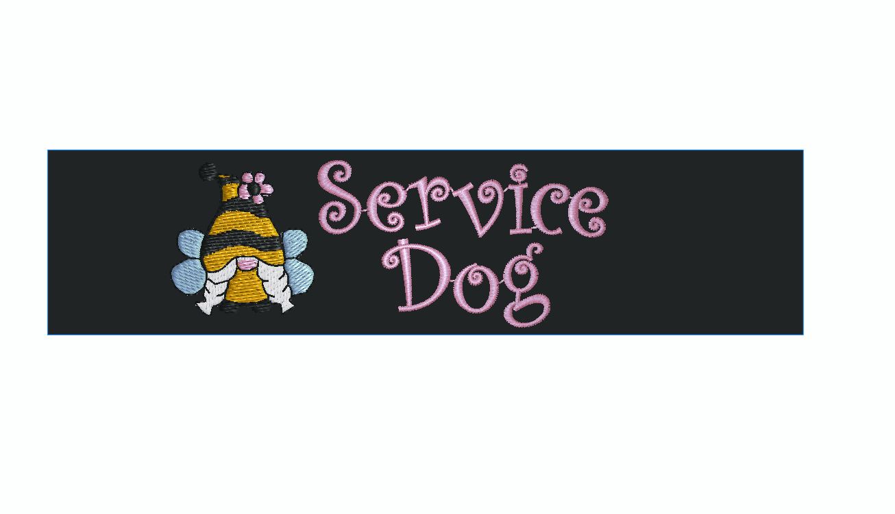 Custom Embroidered Dog Collar for Nicole