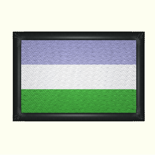 Genderqueer Pride Flag Embroidered Patch