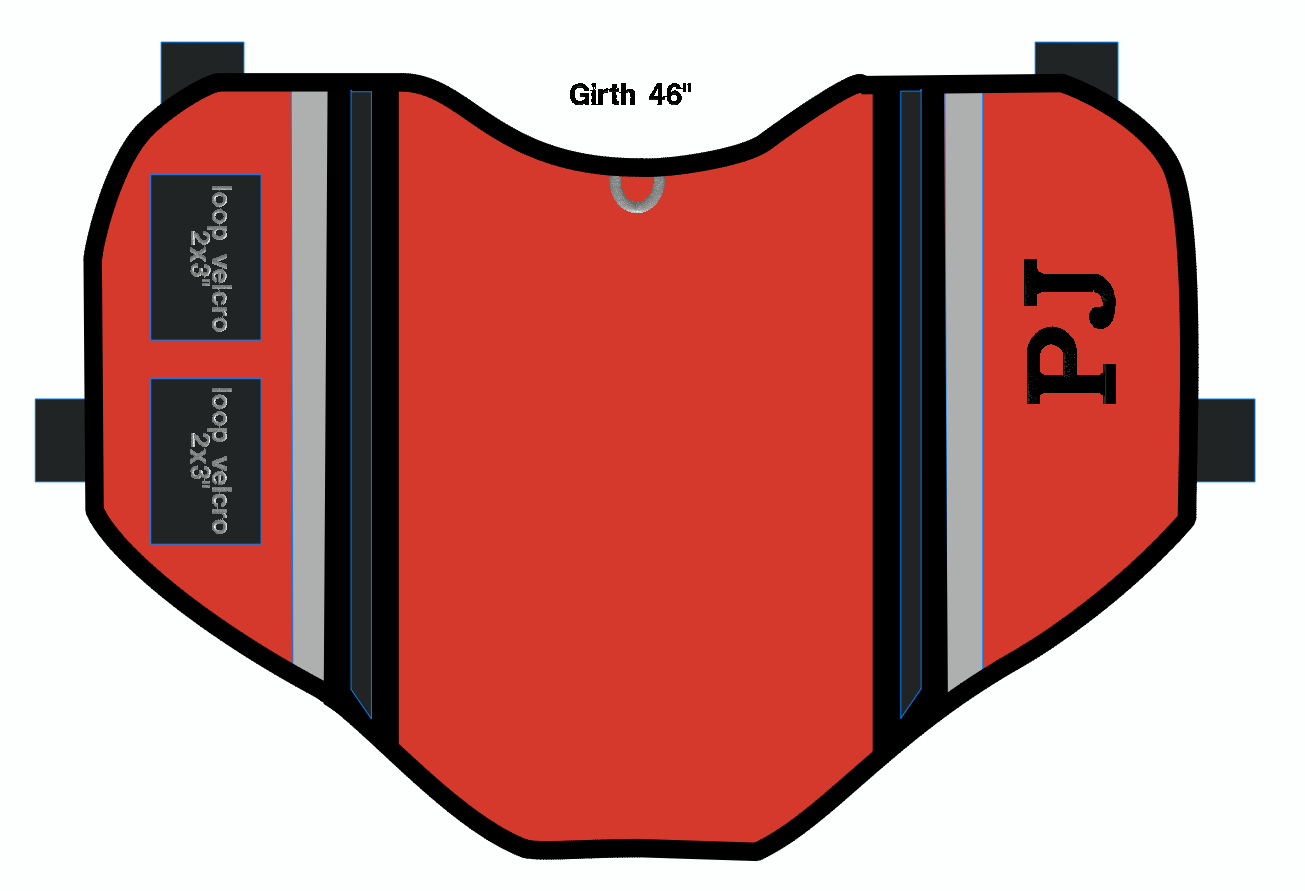 Custom Service Dog Pocket Vest order for Megan W