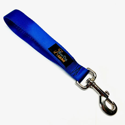 Silky Tab Short Dog Leash - 10" Long, Many Colors