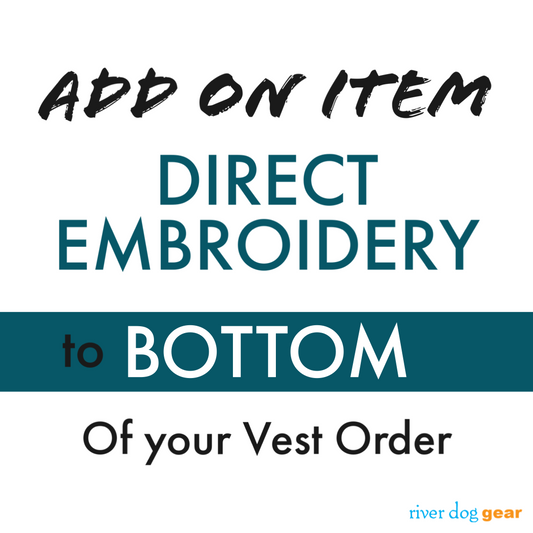 Add On Direct Embroidery to BOTTOM