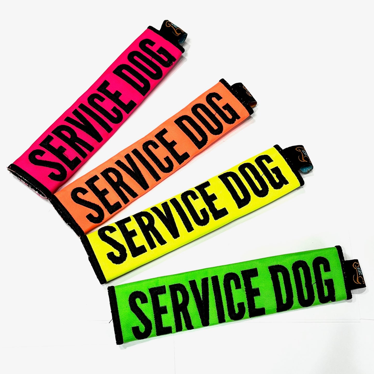 Neon Dog Leash Wrap Sleeves High Visibility