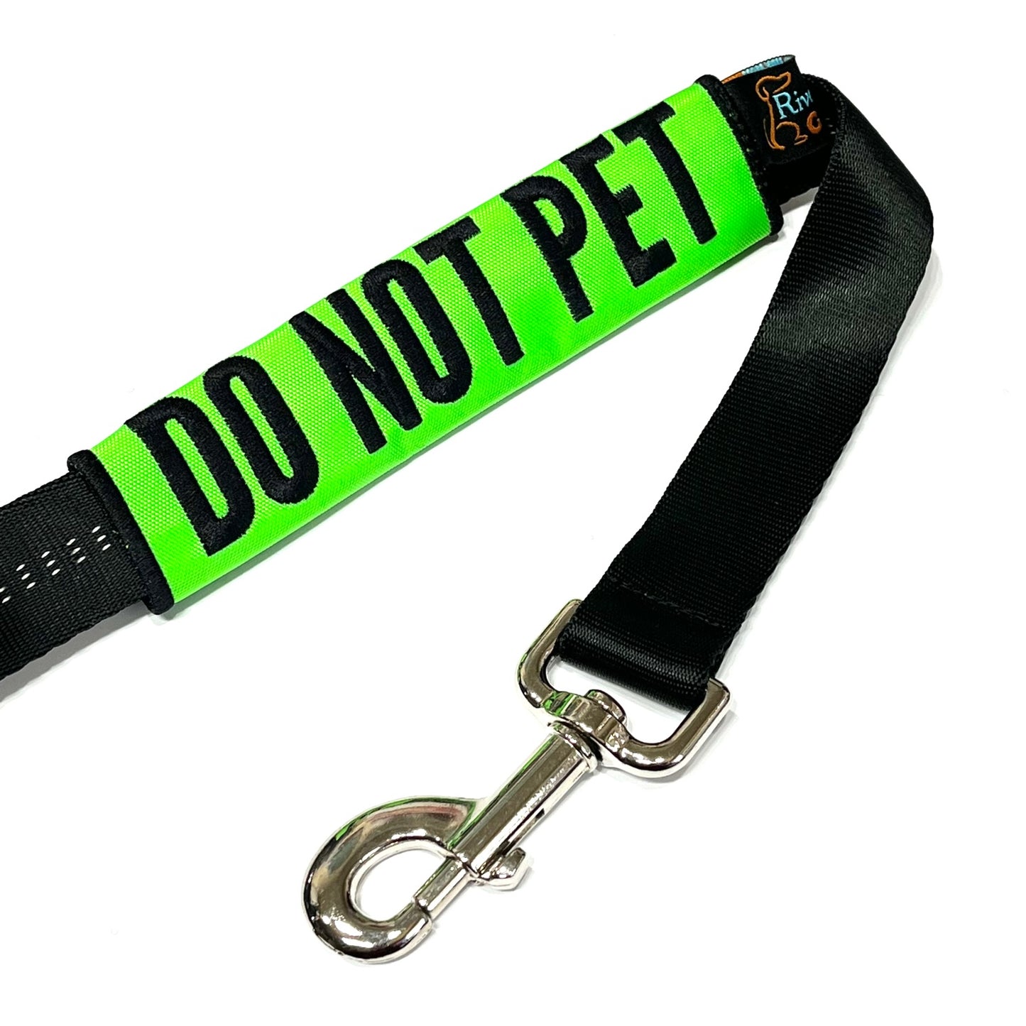 Neon Dog Leash Wrap Sleeves High Visibility