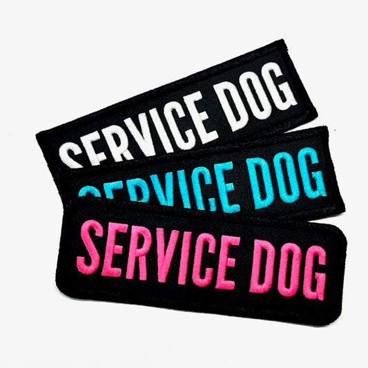 Service Dog Long 2x6" Patch Set