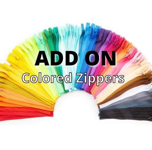 Add On Colored Zippers