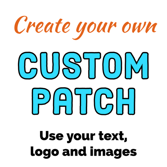 Custom Patch Design your Own Logo Text