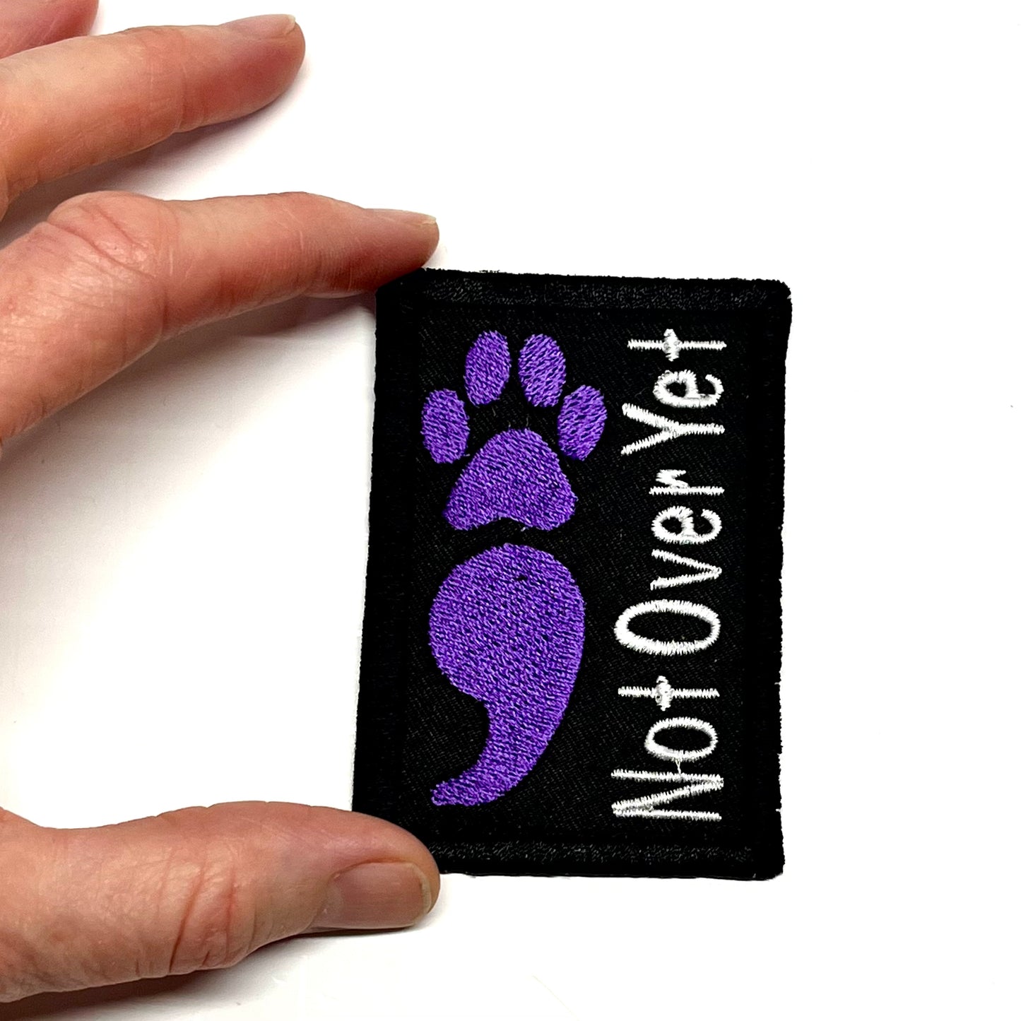Semicolon Paw Not Over Yet Patch