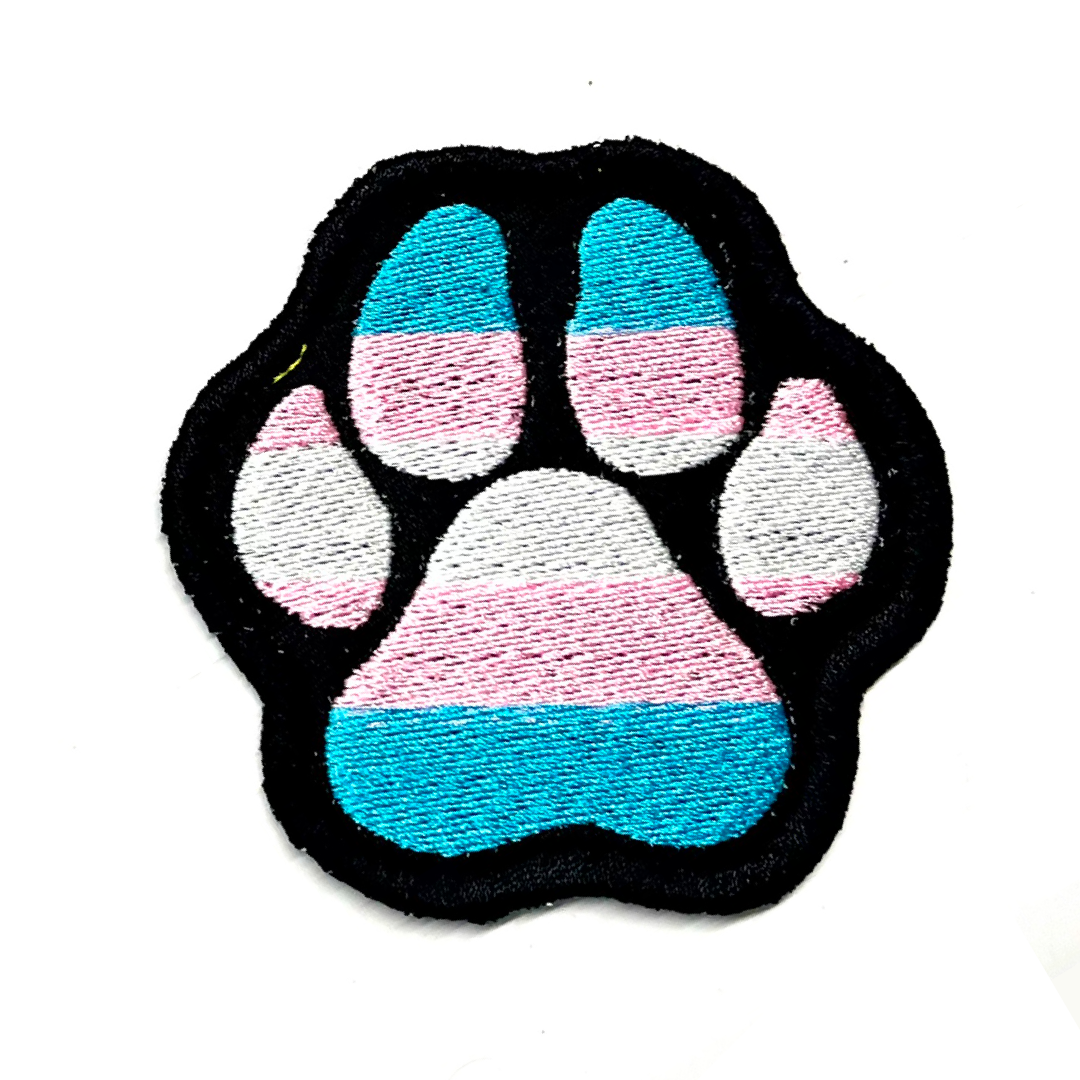 Rainbow Paw Pride Patch - LGBTQIA+