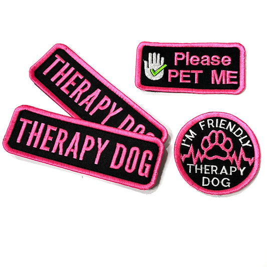 Therapy Dog Patch Set