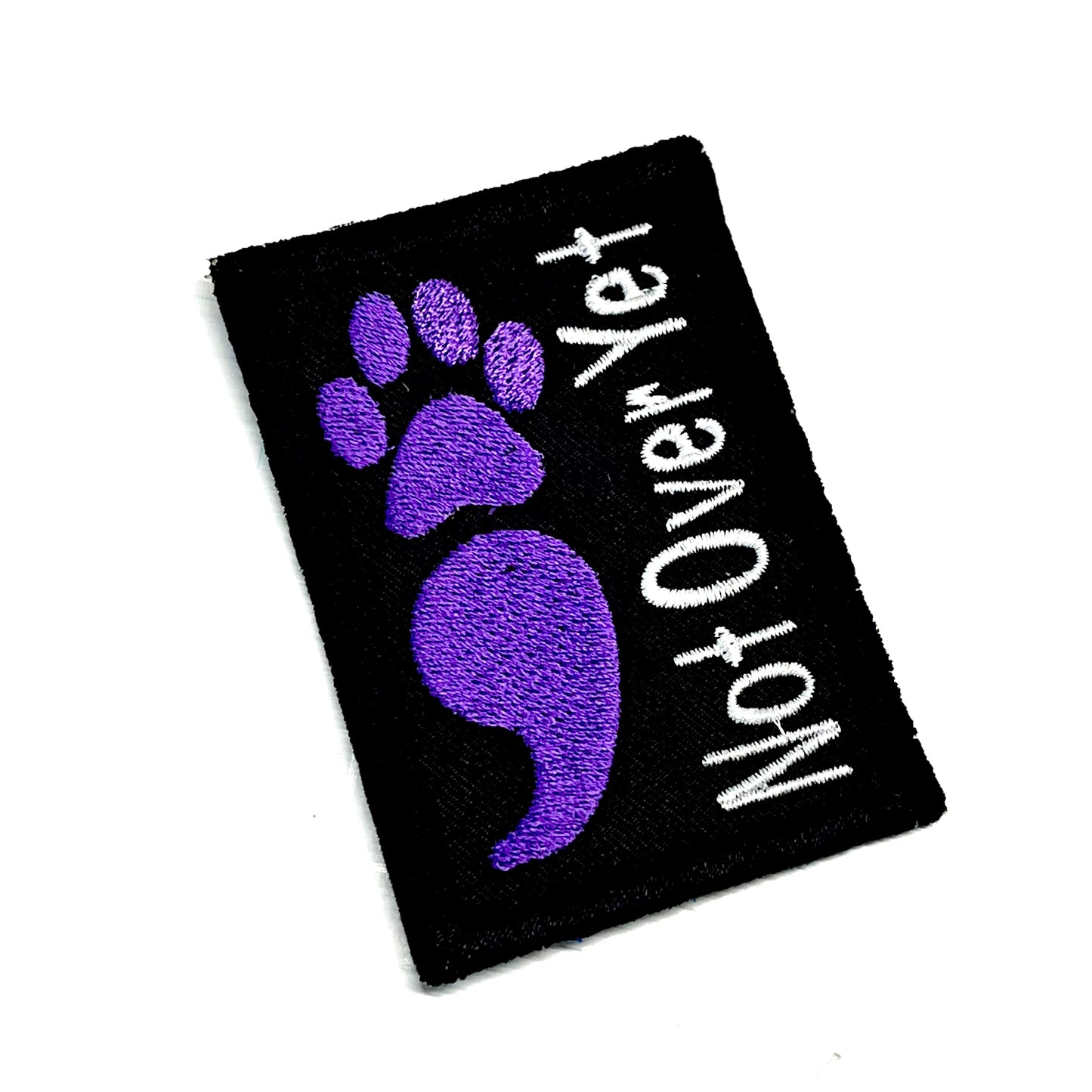 Semicolon Paw Not Over Yet Patch