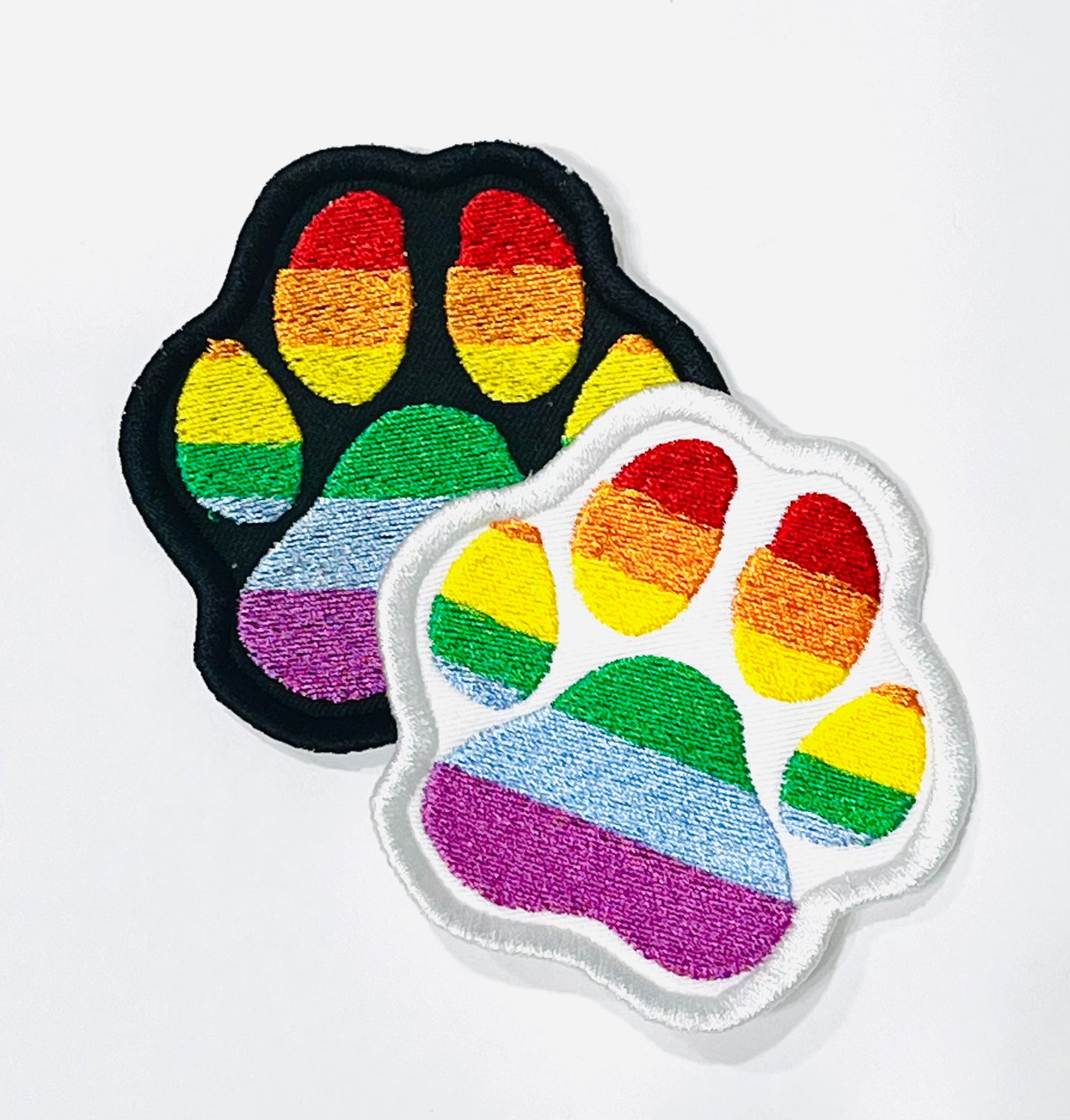 Rainbow Paw Pride Patch - LGBTQIA+