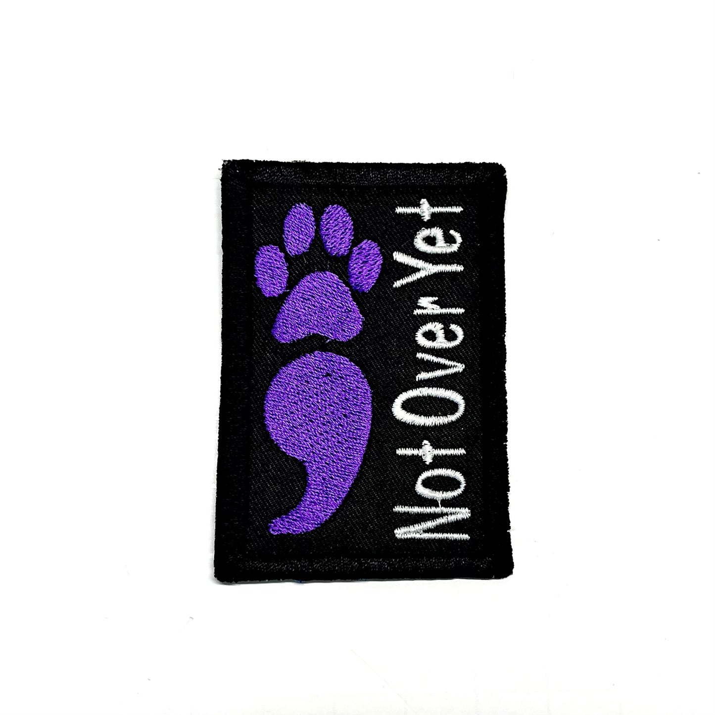 Semicolon Paw Not Over Yet Patch