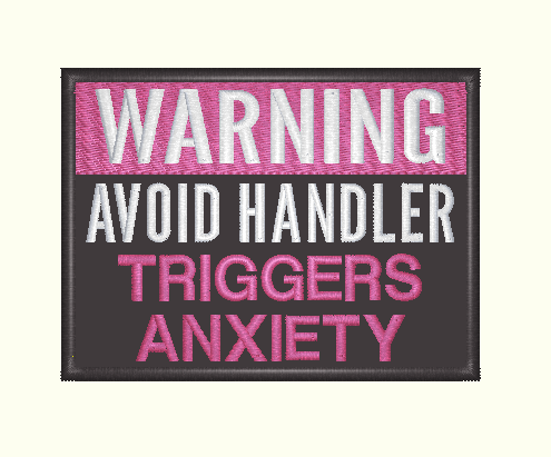 Warning, Avoid Handler: Custom Anxiety Awareness Patch