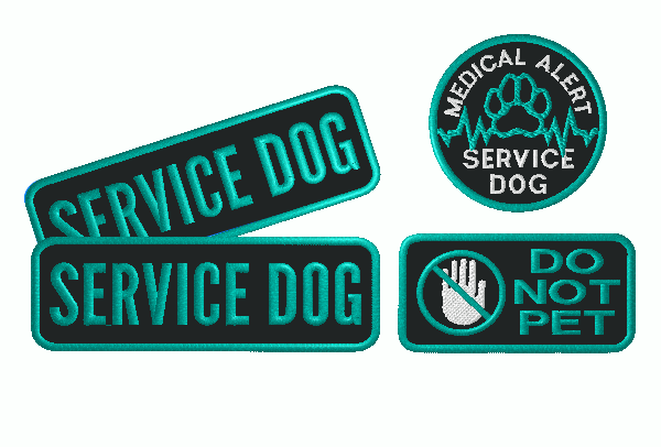 Service Dog Patch Set