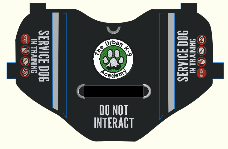 Custom Company Training Dog Vest for The Urban K9 Academy