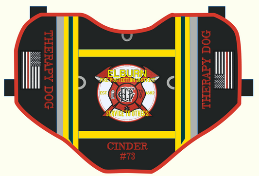Custom Dog Pocket Vest order for Miranda