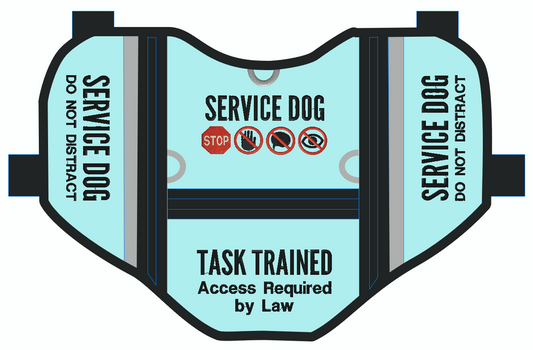 Custom Service Dog Pocket Vest Order for Bry Ary