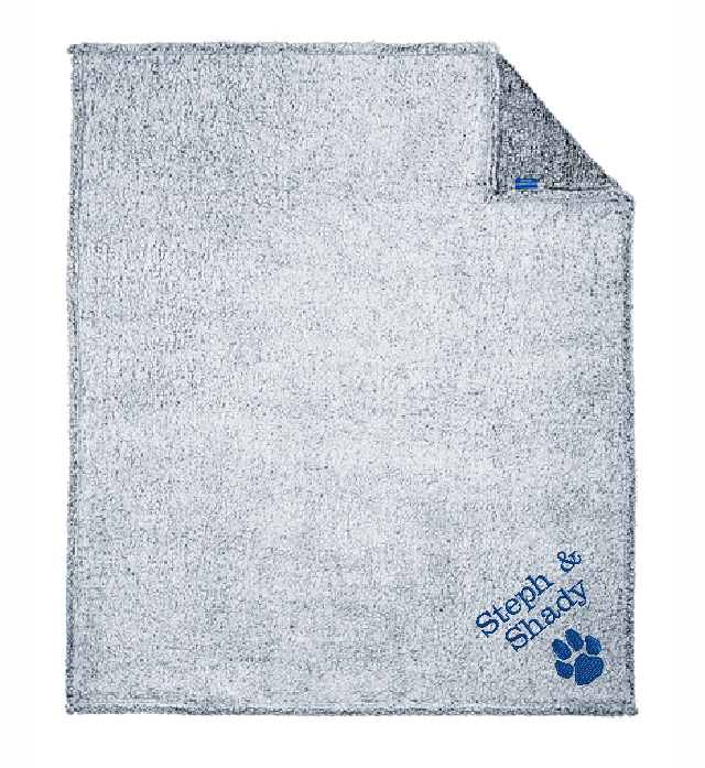 Cozy Fleece Blanket with Your Custom Embroidery