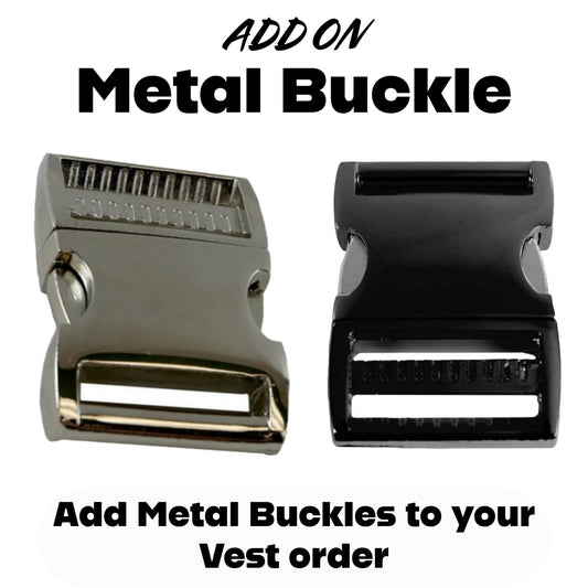 ADD ON Metal Side Release Buckle to Vest/Cape Order