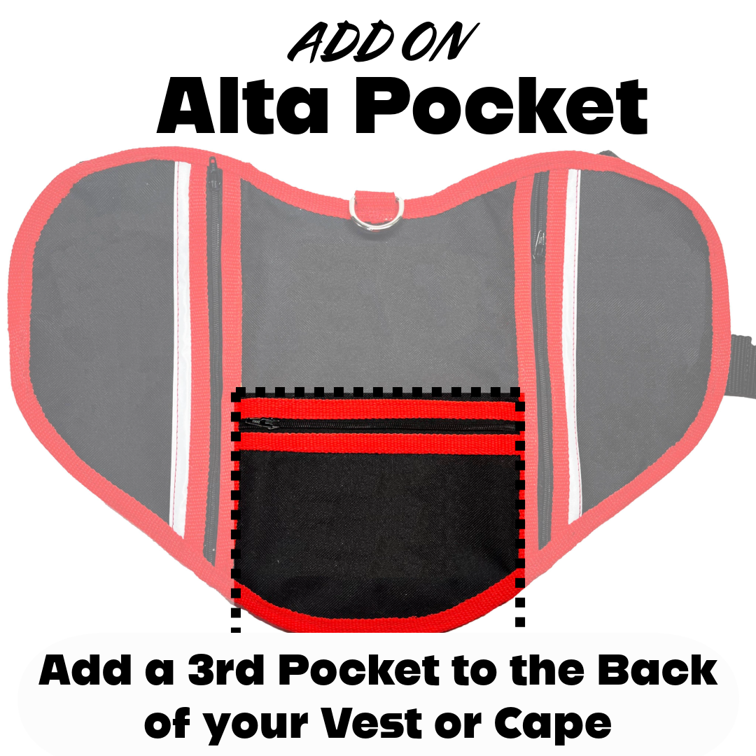 Add On Alta 3rd Pocket to Vest / Cape