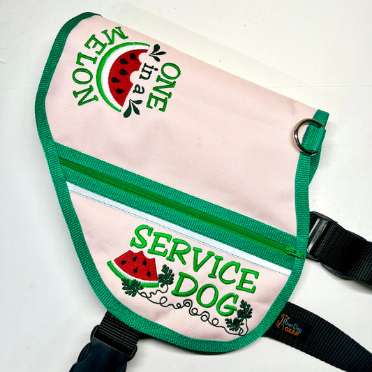 Watermelon Service Dog Pocket Vest