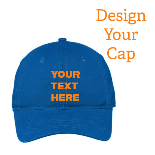 Custom Ball Cap - Embroider Your Text