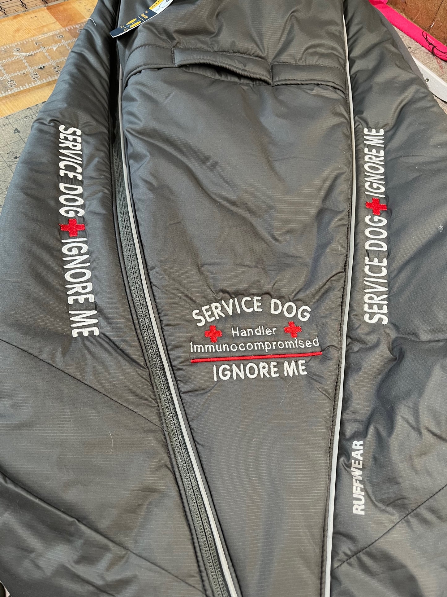 Ruffwear Jacket Custom Embroidery