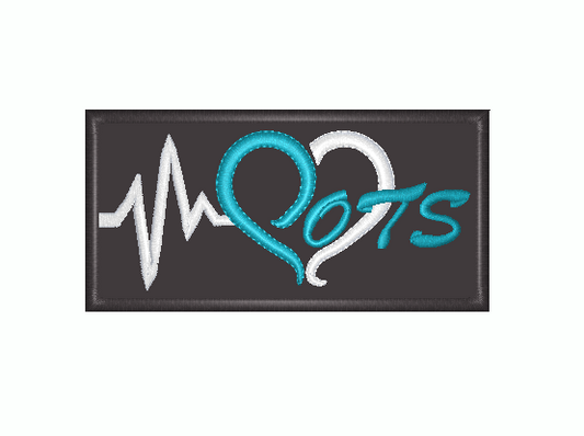 POTS Awareness Heart Line Patch