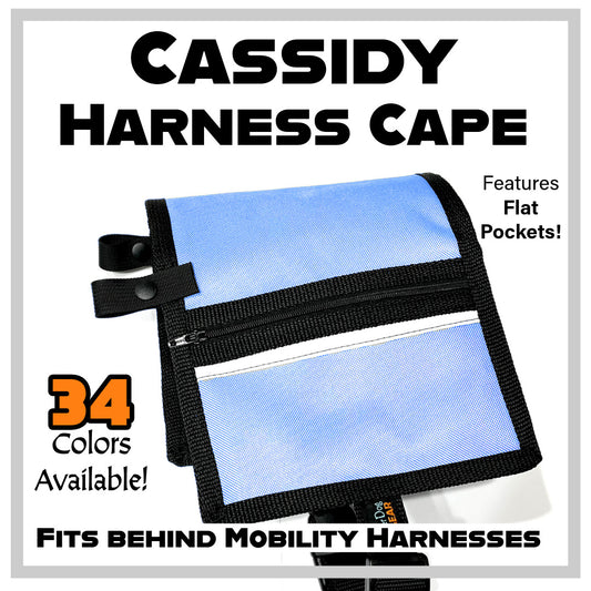 Cassidy Cape for Dog Mobility Harness with Flat Pockets