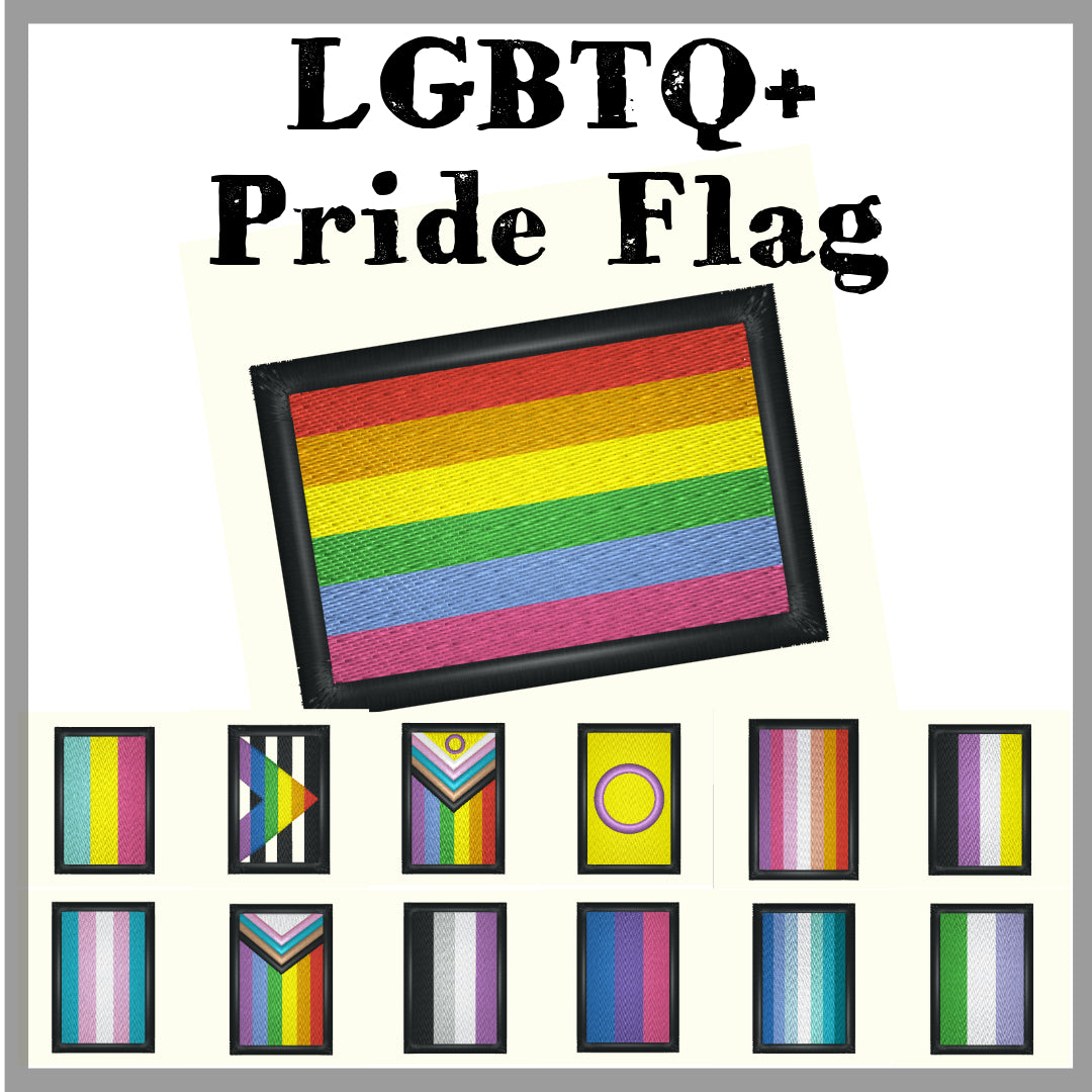 Rainbow Pride Flag Embroidered Patch