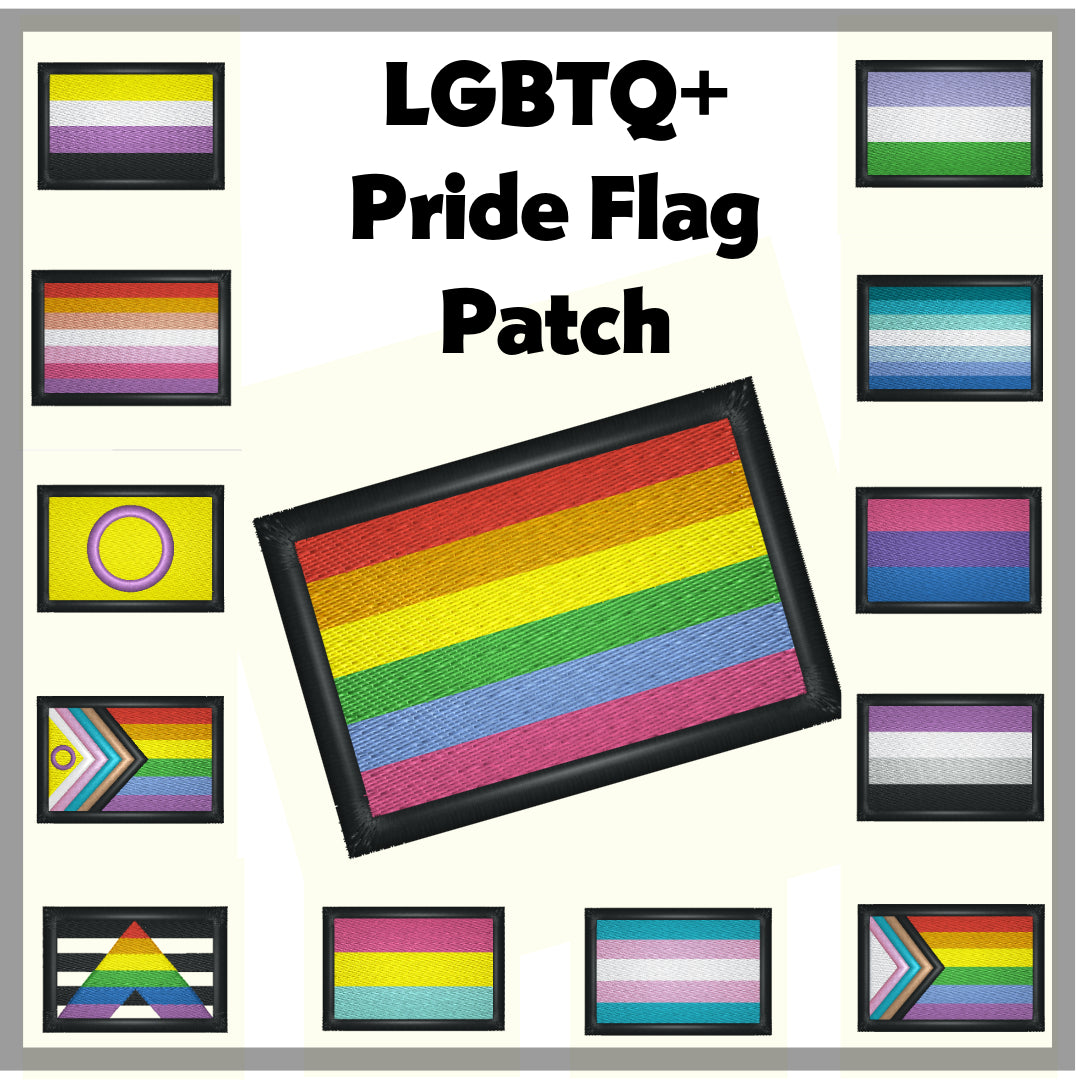 Rainbow Pride Flag Embroidered Patch