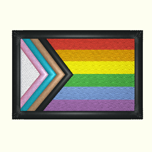 Rainbow Pride Flag Embroidered Patch