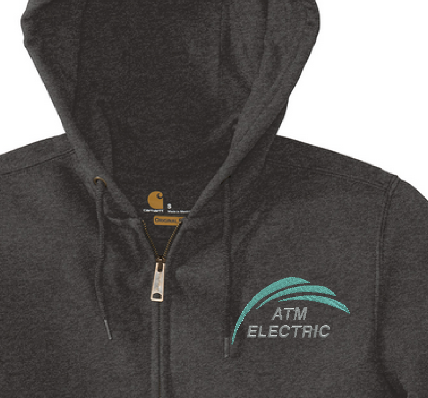 Custom Embroidered Hoodie order for Alec