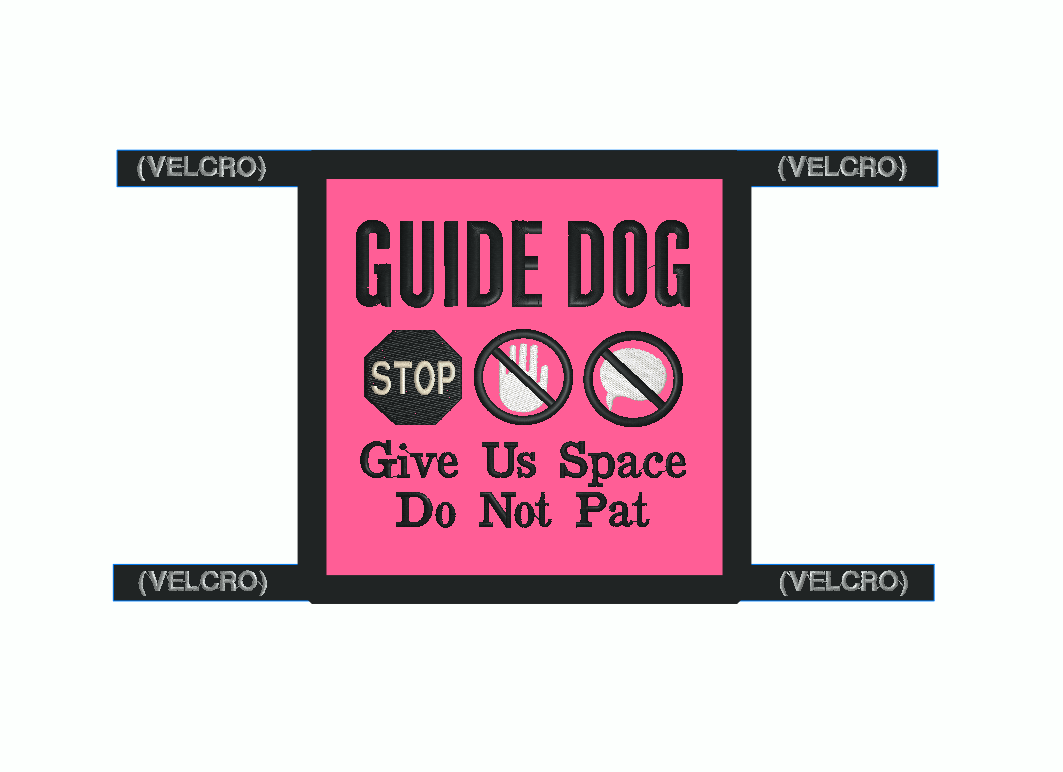 Custom Service Dog Cape Setup for Mark P