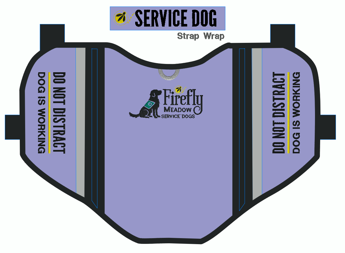Company Vest for Firefly Meadow Service Dogs